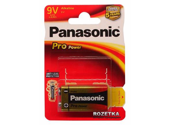 Pilhas Panasonic Pro Power 6LF22 Pilhas Panasonic Pro Power 6LF22