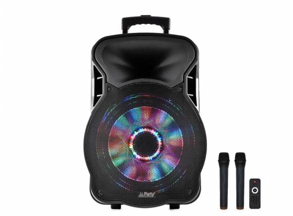 Sistema Portátil com Bateria Party Light & Sound PARTY-SP700
Coluna Amplificada Portátil de 15 polegadas 700W USB/BT/SD/BAT VHF Preta
Sistema Portátil com Bateria Party Light & Sound PARTY-SP700
Coluna Amplificada Portátil de 15 polegadas 700W USB/BT/SD/BAT VHF Preta
