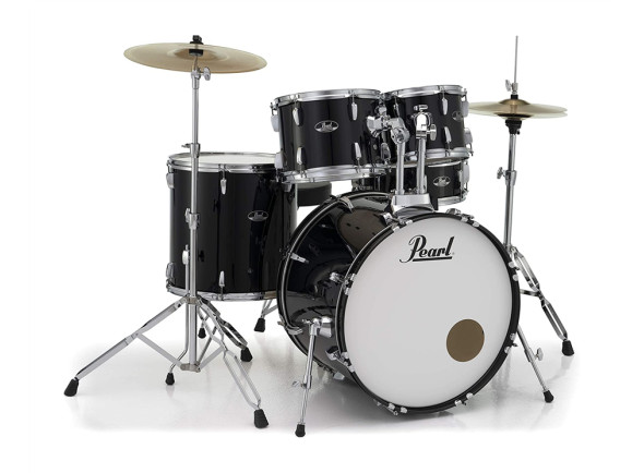 Conjunto de bateria completo Pearl Roadshow Fusion Jet Black 22