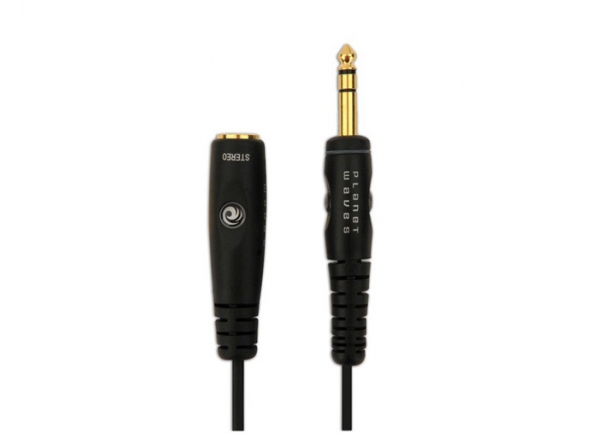 Adaptadores e conversores Planet waves  Cabo de Extensão para Auscultadores  6,10mt PWEXTHD20 Preto
