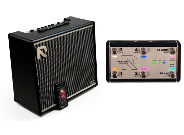 Combo de Modelação/Combinaison de transistors Positive Grid Reactor 100 w/Control Bundle