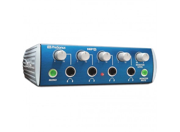 Amplificador de headphones/Amplificadores para auscultadores headphones Presonus HP4 Amplificador de Headphones 130mW 4 Canais