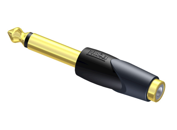 Adaptador/Adaptadores y Conversores ProCab adptador RCA a Jack 6,3 mm
