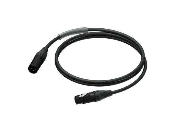  Cabo de microfone/Câbles XLR/Microphone ProCab PRA902/10 XLR male - XLR female - HighFlex 10 m