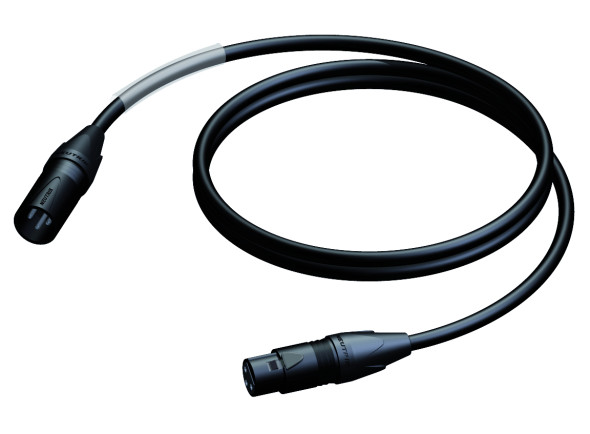  Cabo de microfone/Câbles XLR/Microphone ProCab PRA902/1.5 XLR male - XLR female HighFlex 1,5 m