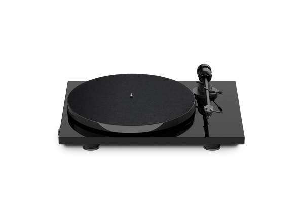 Gira-discos/Tocadiscos e Gira-discos Project  E1 PHONO Black Plug + Play Entry Level Turntable with built-in Phono Preamp