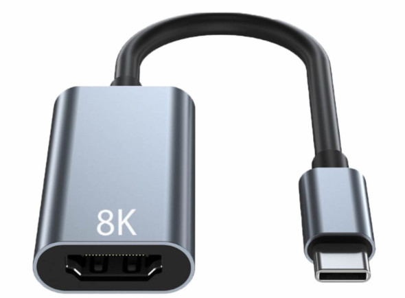 Cabo de Video HDMI/Cabos de Vídeo ProK  Cabo Adaptador USB-C Macho / HDMI Fêmea 8K