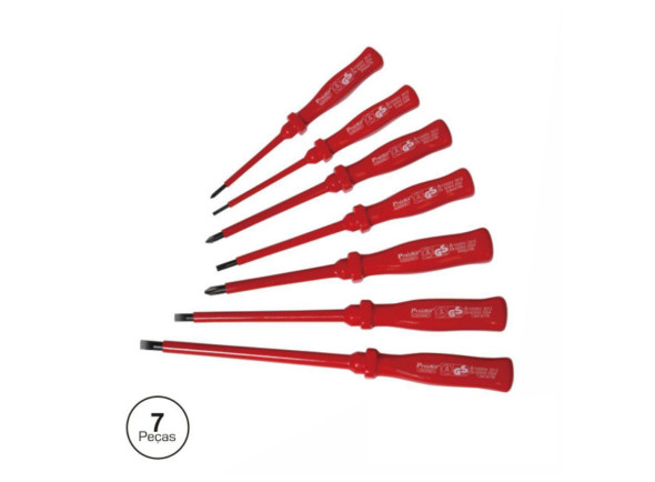 Conjunto de Chaves/Ferramentas de mão  PROSKIT   Conjunto De 7 Chaves Isoladas 1000v
