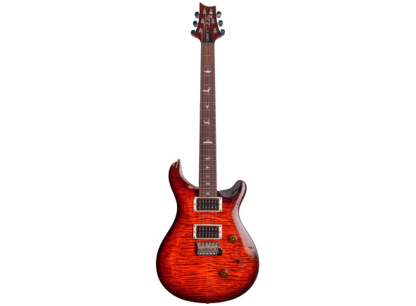  Guitarra elétrica/Guitarras de formato Double Cut PRS  SE Custom 24 Orange Tiger Smokeburst Limited