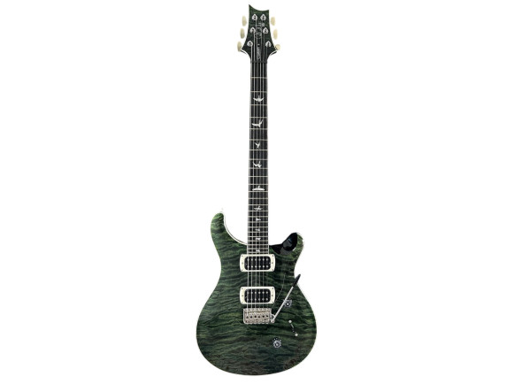  Guitarra elétrica/Guitarras de formato Double Cut PRS SE Custom 24 Quilt Black Teal