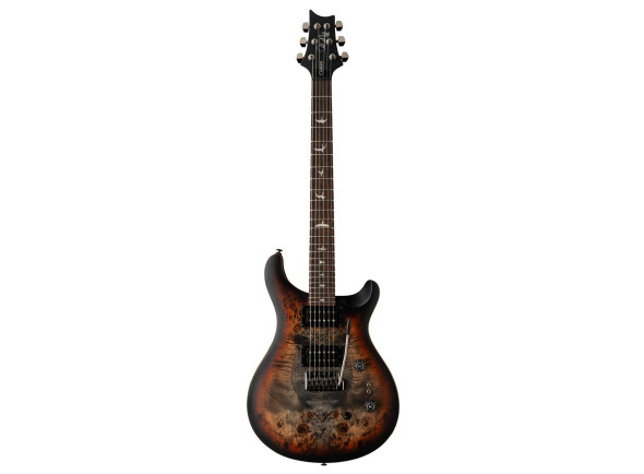 Guitarras PRS Guitarra elétrica/Guitarras de formato Double Cut PRS SE Exotic Custom 24-08 Poplar Burl LTD Charcoal Cherry Midnight Burst Guitarras PRS Guitarra elétrica/Guitarras de formato Double Cut PRS SE Exotic Custom 24-08 Poplar Burl LTD Charcoal Cherry Midnight Burst