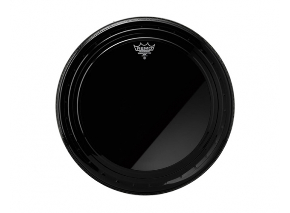 Pele para Bombo 22 Remo  Pele Bombo 22'  PR142200 POWERSTROKE PRO EBONY Preto