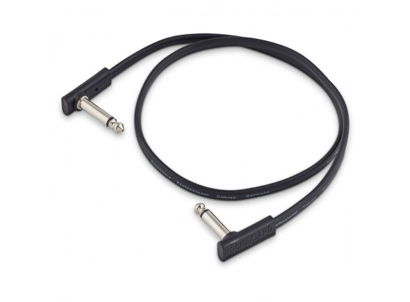 cables de conexión Rockboard  Flat Patch Cable Black 60cm 