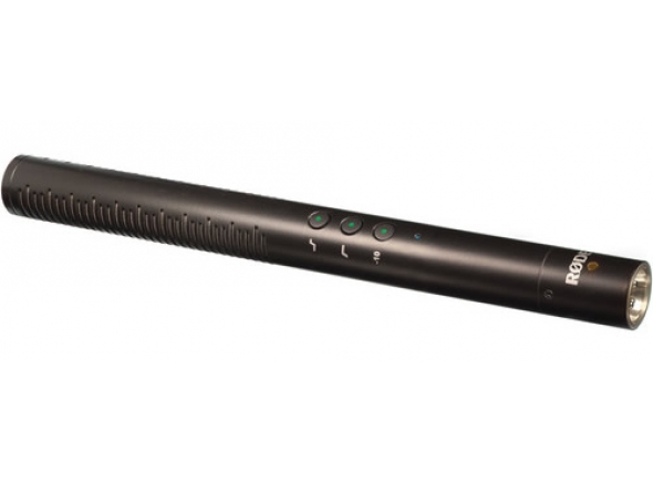 Microfone Shotgun/Microfone condensador membrana pequena Rode NTG4 Microfone Estúdio Shotgun Premium