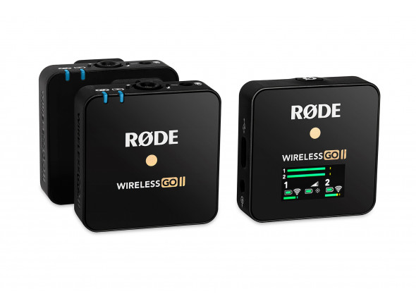 B-stock Sistema sem fio com microfone lapela Rode Wireless GO II B-Stock B-stock Sistema sem fio com microfone lapela Rode Wireless GO II B-Stock