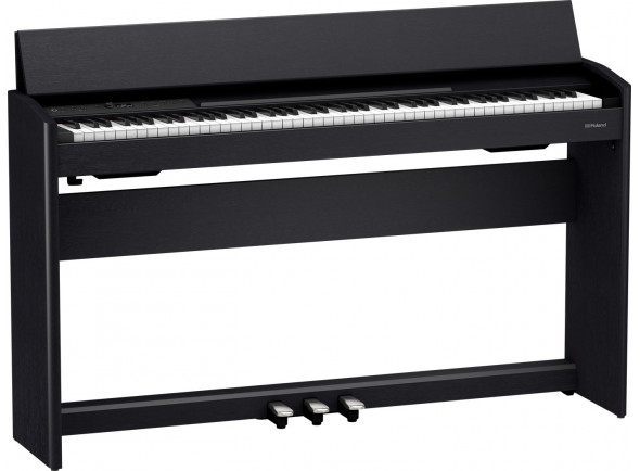 Pianos Roland com móvel em stock Piano digital com móvel/Pianos digitales móviles Roland F701 CB Piano Digital <B>Deluxe Satin Black</b>