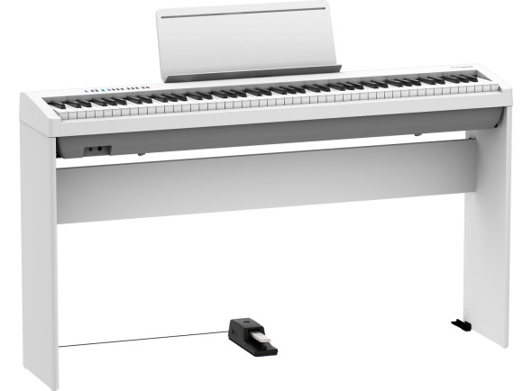 Pianos portateis Roland FP- em stock Piano digital com móvel/Pianos Digitais Portáteis  Roland FP-30X WH <b>BASIC STAND PACK</b>