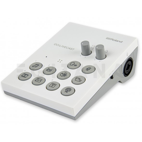 Roland MOBILE Mesa de mistura digital/Interface de Audio USB Roland GO:LIVECAST Mixer Streaming para Telemóveis