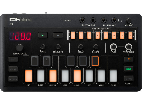 Roland AIRA COMPACT Sequenciadores/Sequenciadores de ritmos Roland J-6 Sintetizador Sequenciador de Acordes AIRA COMPACT