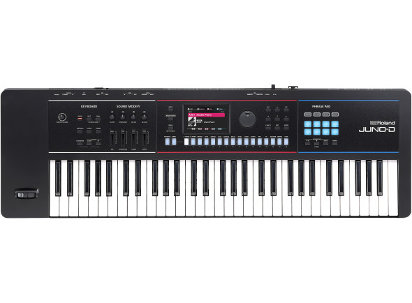 Roland teclados midi Sintetizador/sintetizadores <b>Roland JUNO-D6</b> Sintetizador 3800 Sons + 95 kits Bateria + <b>Visor a Cores</b> 61-teclas