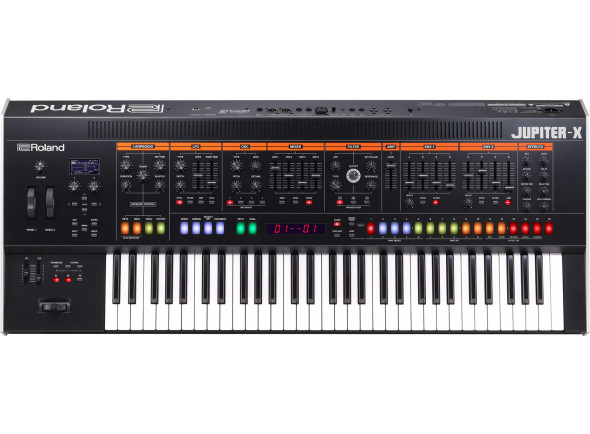 Roland Jupiter Sintetizadores e Samplers/Sintetizadores <b>Roland JUPITER-X</b> Sintetizador ZEN-Core 4.000 Sons <b>JUPITER-8, JX-8P, JUNO-60, JUNO-106</b>