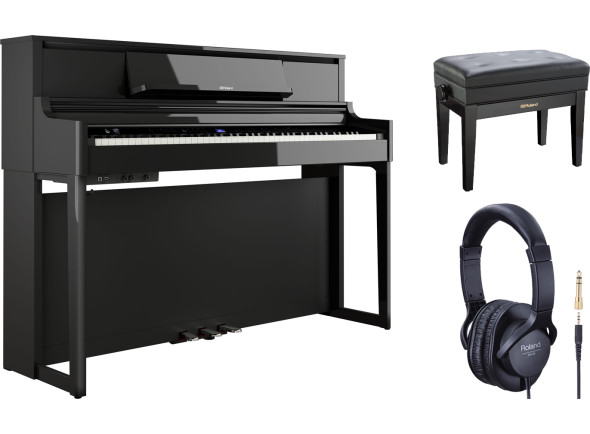 Roland AC  Piano digital com móvel/Pianos Digitais de Móvel <b>Roland LX-5-PE PRESTIGE</b> HOME PIANO DELUXE PACK <b>10 ANOS GARANTIA</b>