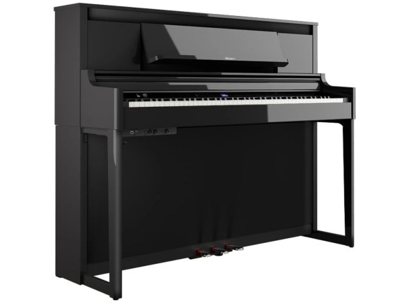 Pianos Roland LX Piano digital com móvel/Pianos Digitais de Móvel <b>Roland LX-6 PE PLATINUM</b> Preto Polido 324 Sons + 394 Músicas <b>10 ANOS GARANTIA</b>