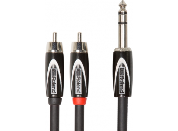 Roland RCC- Cabo de Instrumento/Cabos de áudio <b>Roland RCC-5-TR2R</b> Cabo RCA Duplo/Jack stereo 1.5m <b>Garantia Vitalícia</b> Roland RCC- Cabo de Instrumento/Cabos de áudio <b>Roland RCC-5-TR2R</b> Cabo RCA Duplo/Jack stereo 1.5m <b>Garantia Vitalícia</b>