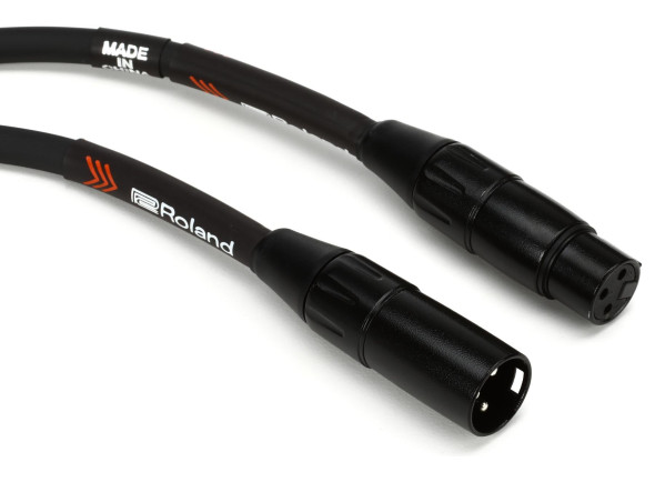 Roland BOUTIQUE Cabo de microfone/Cables XLR y Micrófono Roland RMC-B3 Cabo Microfone XLR Balanceado 1 metro Garantia Vitalícia