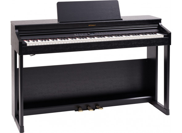 Pianos digitais Roland Piano digital com móvel/Pianos Digitais de Móvel Roland RP701 CB Piano Digital <b>Deluxe Satin Black</b>