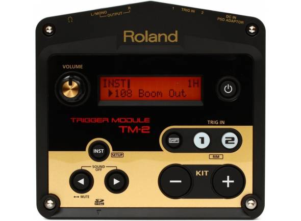 roland rt Trigers para bateria eletrónica/Triggers Roland TM-2 Modulo Sons + Trigger para Bateria Acústica