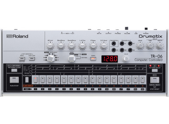 roland RH- Caixa de Ritmos/Sequenciadores de ritmos Roland TR-06 DRUMATIX Recriação Autêntica Caixa Ritmos <b>Vintage Roland TR-606</b> BOUTIQUE