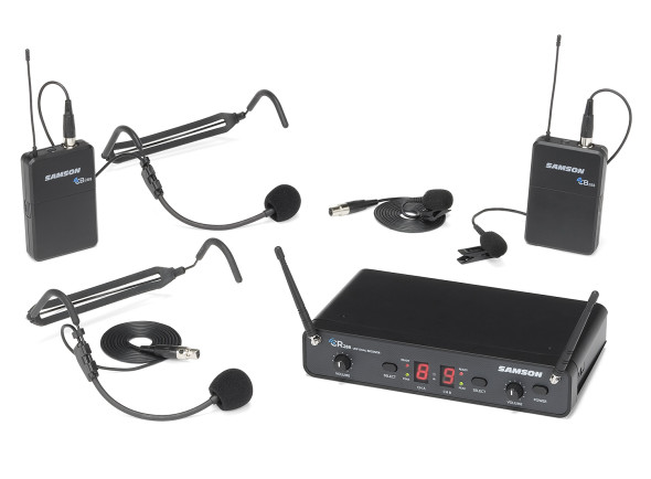 Sistema inalámbrico con micrófono de auriculares Samson  Concert 288 Presentation