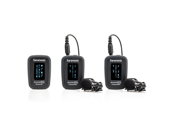 Sistema de microfone de lapela sem fio/Sistema sem fio com microfone lapela Saramonic   Kit Microfones Lapela 2.4GHz (TX+TX+RX)