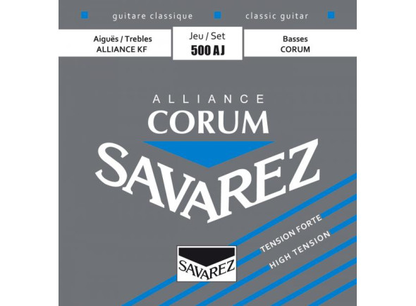 Jogo de Cordas para Guitarra Clássica/Cordes pour guitare classique Savarez 500AJ