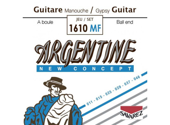 Jogo de cordas .011/Jogo de cordas .011 Savarez  Argentine 1610MF