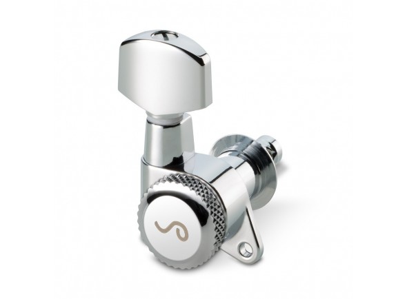 afinador Afinador/Sistemas mecânicos 6L para guitarra elétrica Schaller M6 135 Tuners Chrome 6L afinador Afinador/Sistemas mecânicos 6L para guitarra elétrica Schaller M6 135 Tuners Chrome 6L