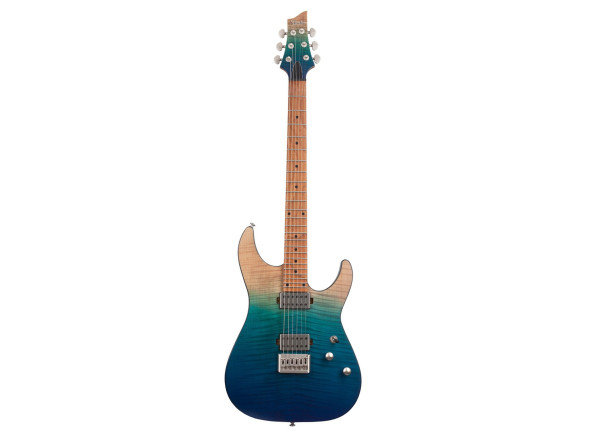 Guitarra elétrica/guitares au format ST Schecter C-1 Standard Plus Blue Fade