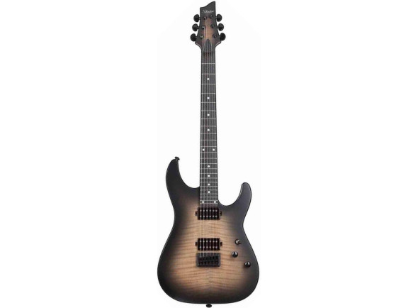  Guitarra elétrica/guitares au format ST Schecter C-1 Standard Plus Ember Burst