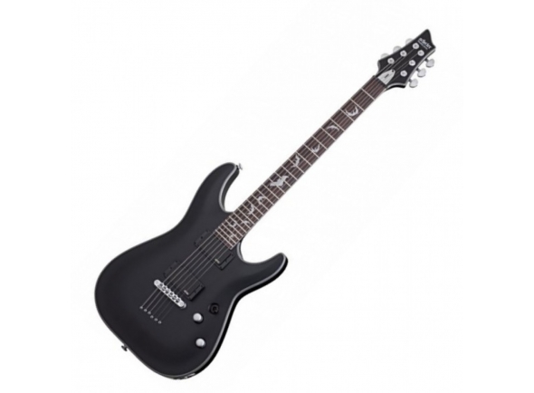 Guitarras Schecter Outros formatos Schecter Damien Platinum 6 SBK Satin Black Guitarras Schecter Outros formatos Schecter Damien Platinum 6 SBK Satin Black