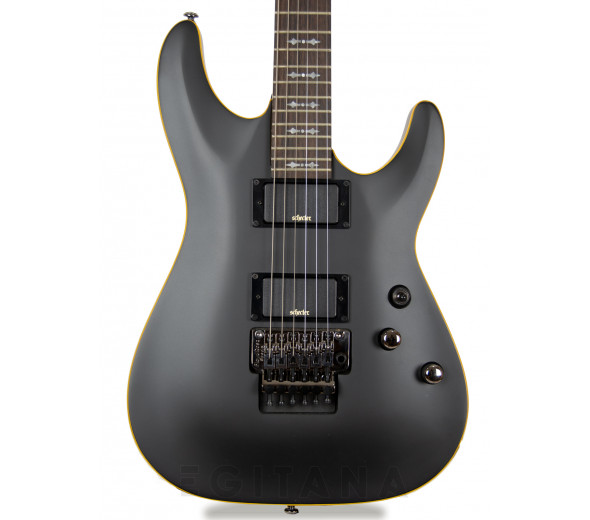 Guitarras formato ST Schecter  Demon-6 FR Aged Black Satin 