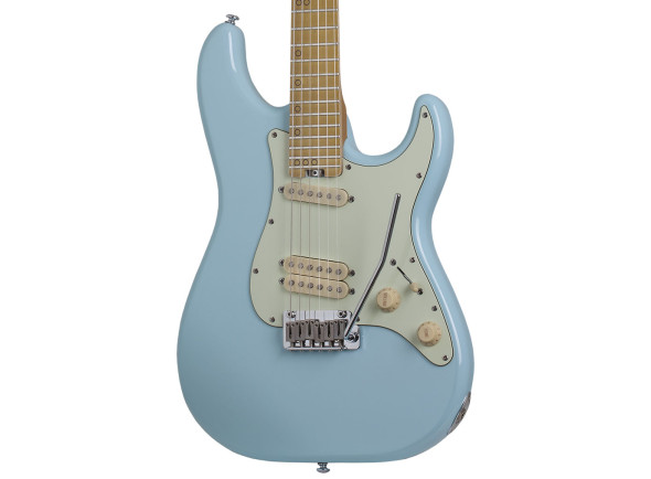  Guitarra elétrica/Guitarras formato ST Schecter  MV-6 Super Sonic Blue