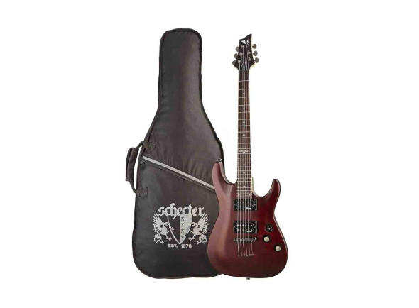  Guitarra elétrica/guitares au format ST Schecter SGR C-1 Walnut Satin