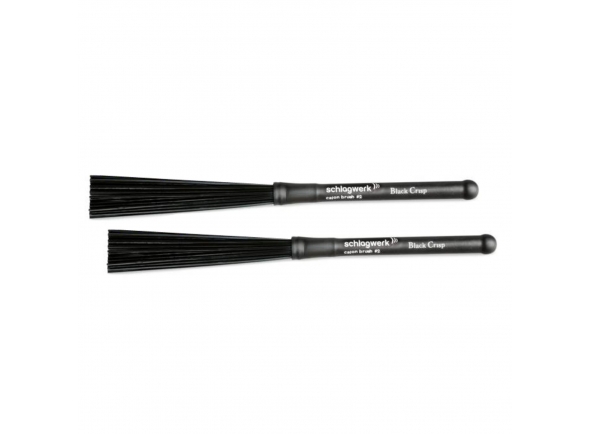 Vassouras Schlagwerk BRC 02 Cajon Brush #2 Black Cr