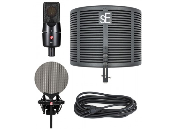 Microfone de membrana grande SE Electronics X1S Studio Bundle 