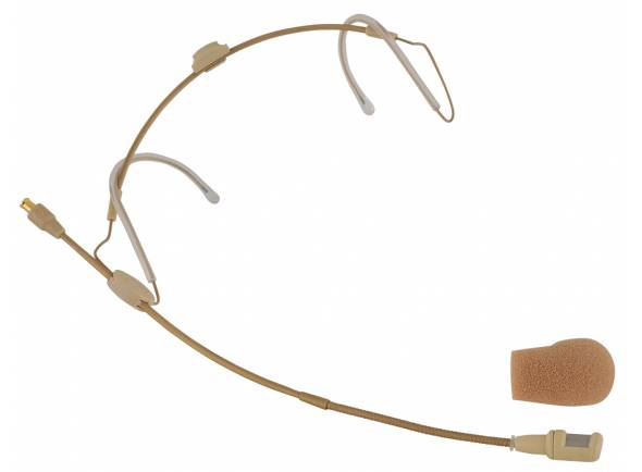 Microfone de cabeça/Microfone de cabeça Sennheiser HSP 4 EW-3 Beige