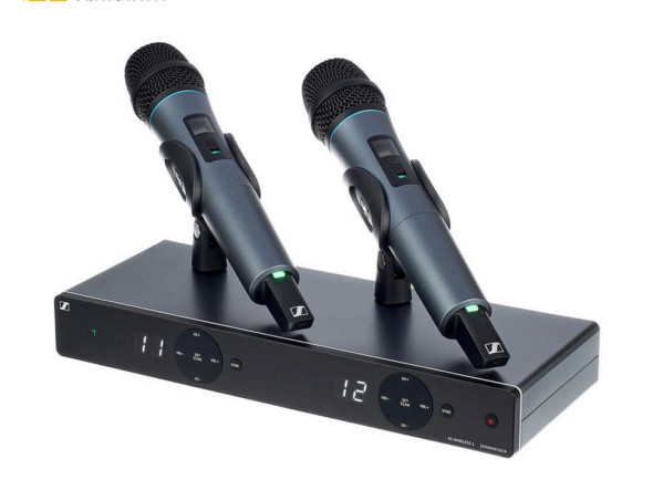 Sistema sem fios com microfone de mão Sennheiser  XSW 1-825 Dual A-Band Vocal