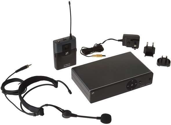 Sistema sem fio com microfone de cabeça Sennheiser  XSW 1-ME3 A-Band Headset