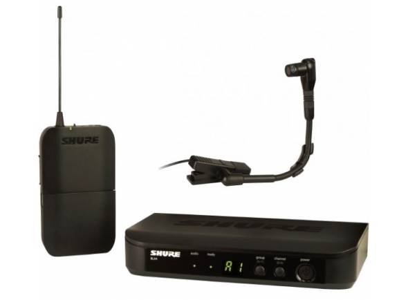Sistemas sem fios com microfones para instrumentos Shure BLX14/B98 Sistemas sem fios com microfones para instrumentos Shure BLX14/B98
