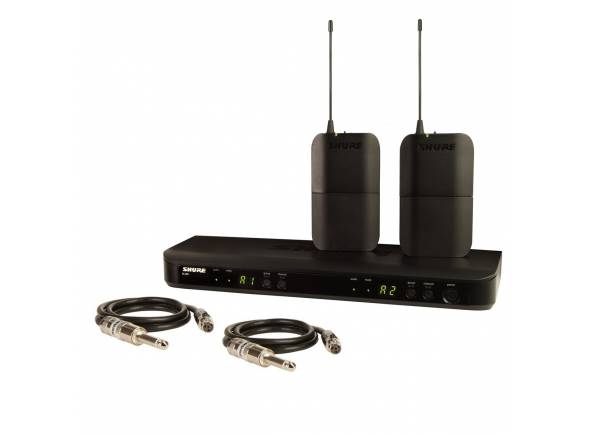 shure Sistema de Wireless/Sistemas sem fio para guitarra e baixo Shure BLX188 sistema wireless shure Sistema de Wireless/Sistemas sem fio para guitarra e baixo Shure BLX188 sistema wireless